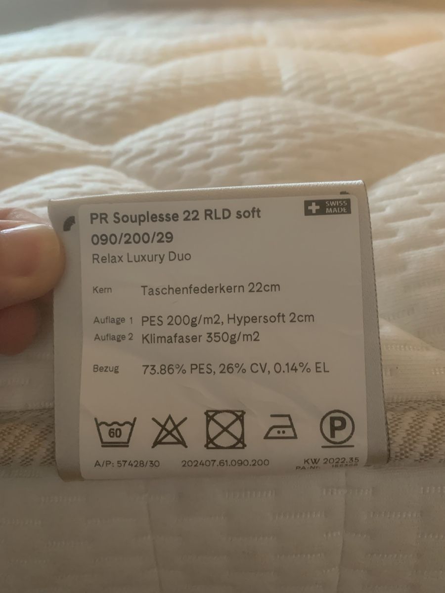 Materassi: Luxury Boxspring Matratze Philrouge + 1 Matratze geschenkt! – Nuovo (secondo la descrizione) da Eggenwil venduto da AL.. 2