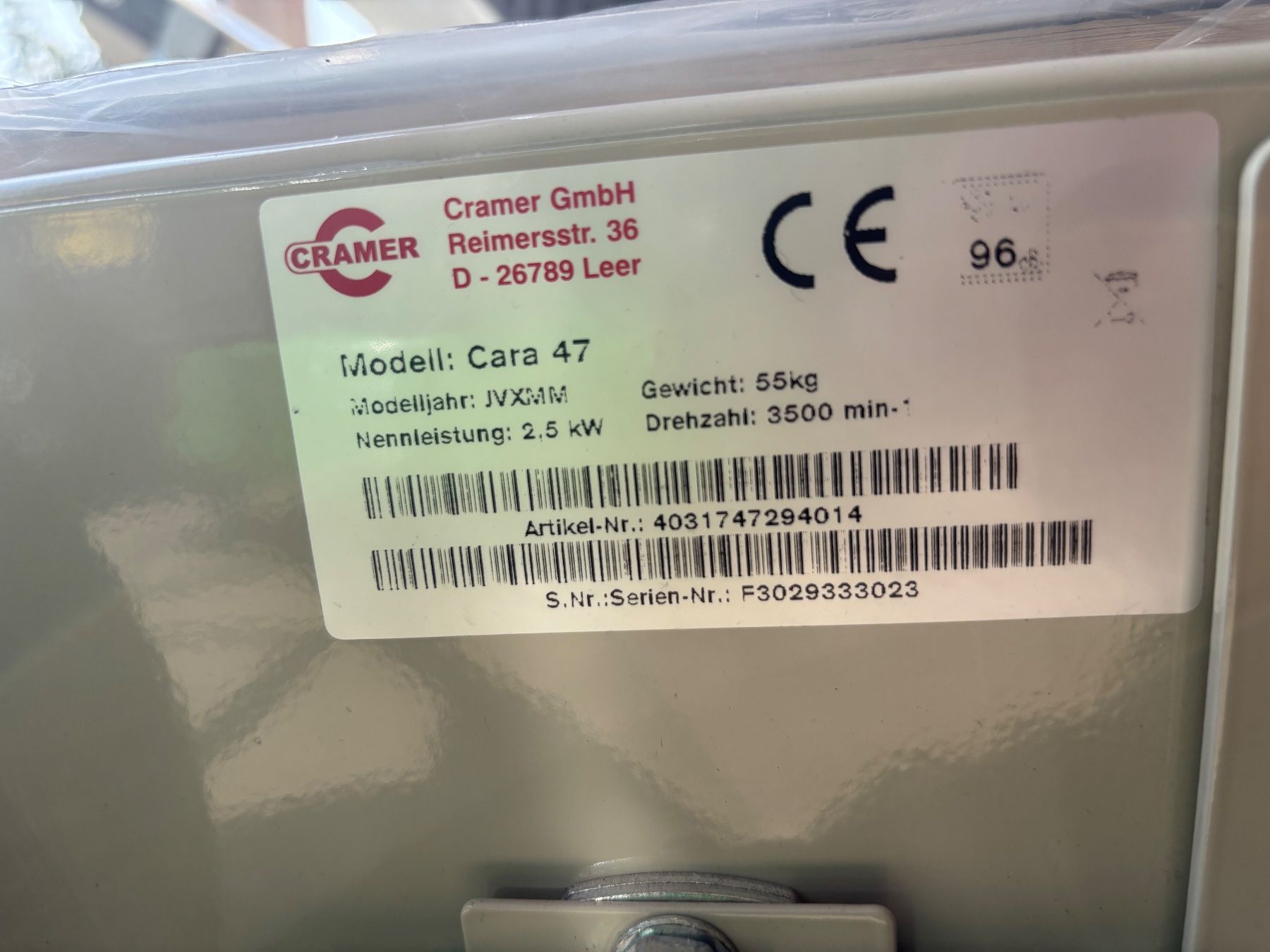 Appareils de traitement du sol: Vertikutierer Cramer CARA 47 – Neuf (Voir description) à Ruswil par kurmann-technik 5