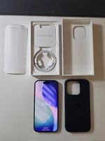 iPhone 15 Pro 128 GB, Titan Schwarz, Akku 95%, OVP