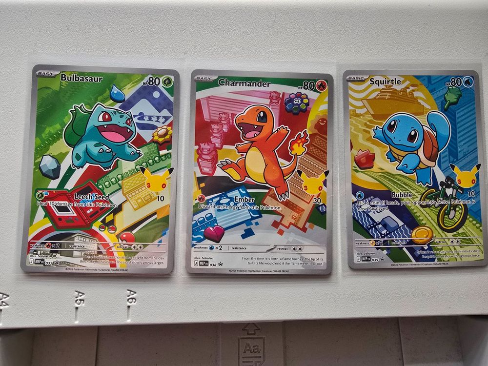 First Partner MEP 37 38 39 Bulbasaur Charmander Squirtle (Neu (gemäss ...