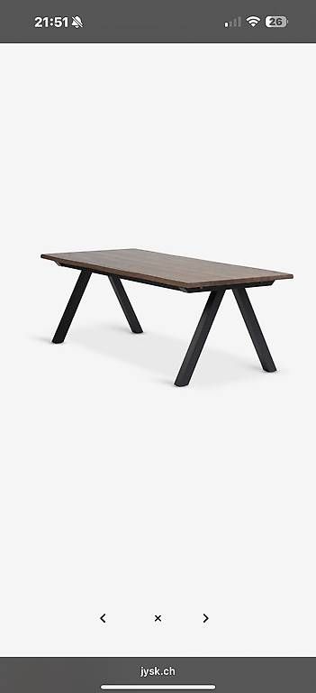 Tavoli: Esstisch  100x210 Eiche dunkel – Usato da Reichenburg venduto da lau_9msp 2