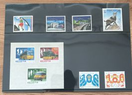 LOT SCHWEIZER BRIEFMARKEN NEU