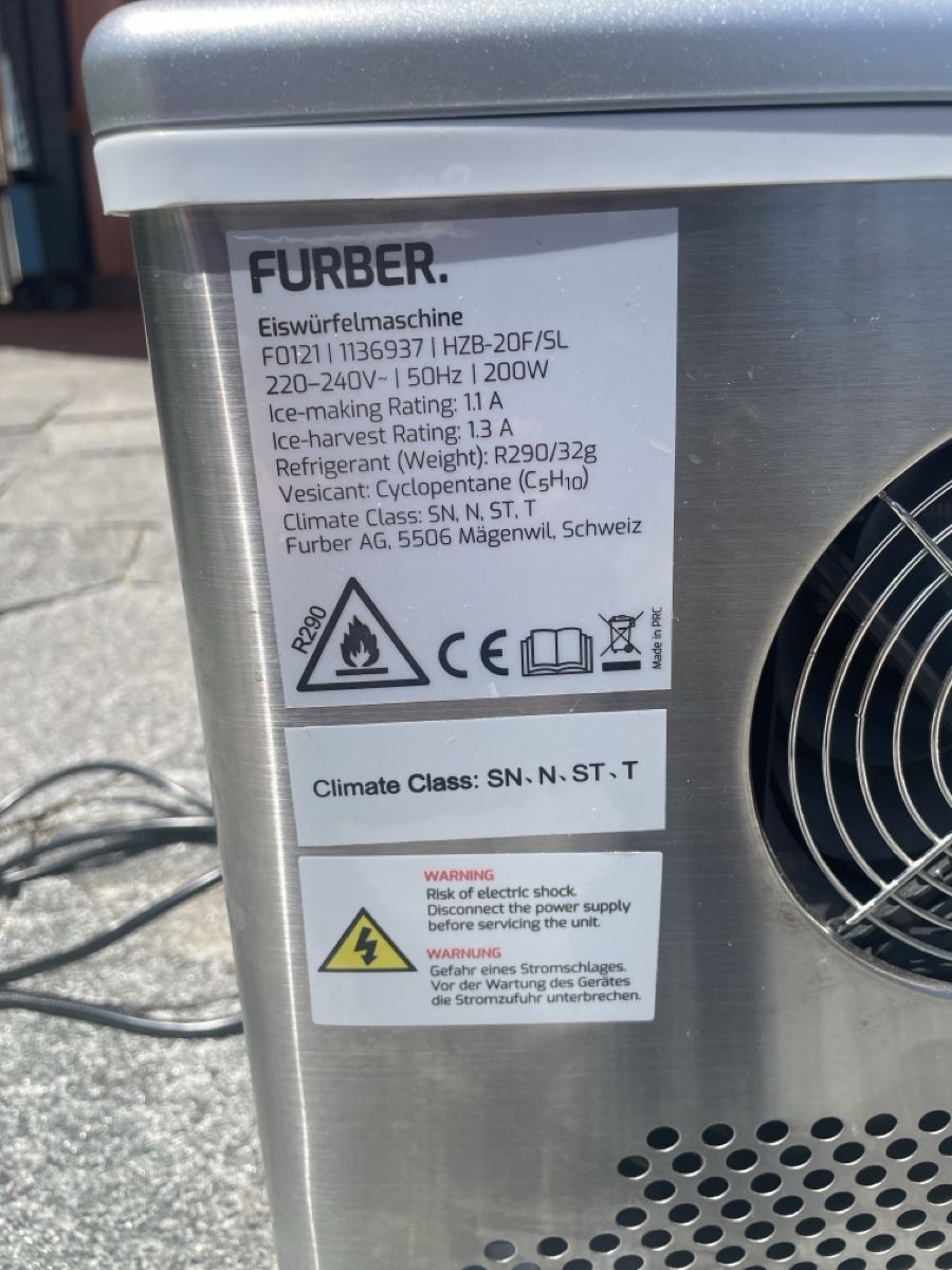 Elettrodomestici da cucina: Eiswürfelmaschine Furber – Usato da Seon venduto da Boetli 3