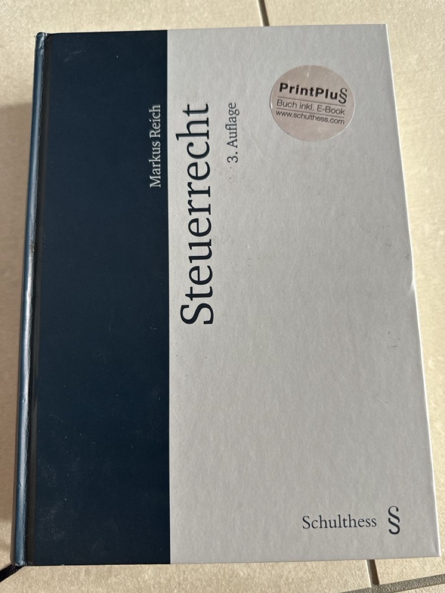 Libri: Markus Reich Steuerrecht – Usato da Glattpark(Opfikon) venduto da ZHINCITY