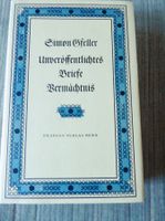 Simon Gfeller ""Unveröffentlichtes - Briefe - Vermächtnis"