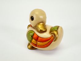Goebel Keramik-Ente, Thun, ca. 7 cm, Deko-Sammelfigur