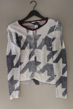 Oui Strickjacke Gr. 34 Langarm grau