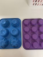2 Backformen für kleine Gugelhupf und Muffins 