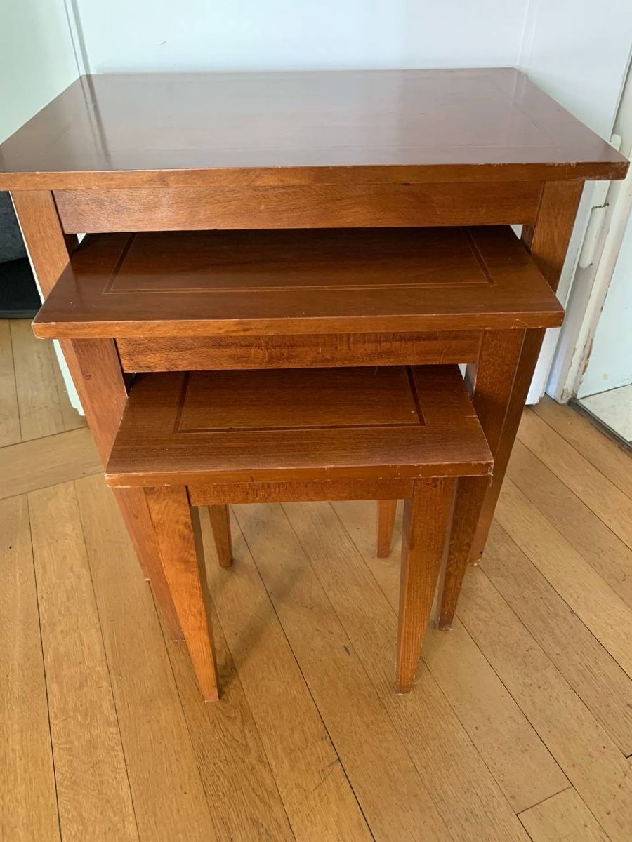 Tavoli: 3er Set Satztische, Holz – Usato da Muttenz venduto da stamar12