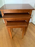 3er Set Satztische, Holz