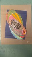 Original Bild Collage signiert unleserlich