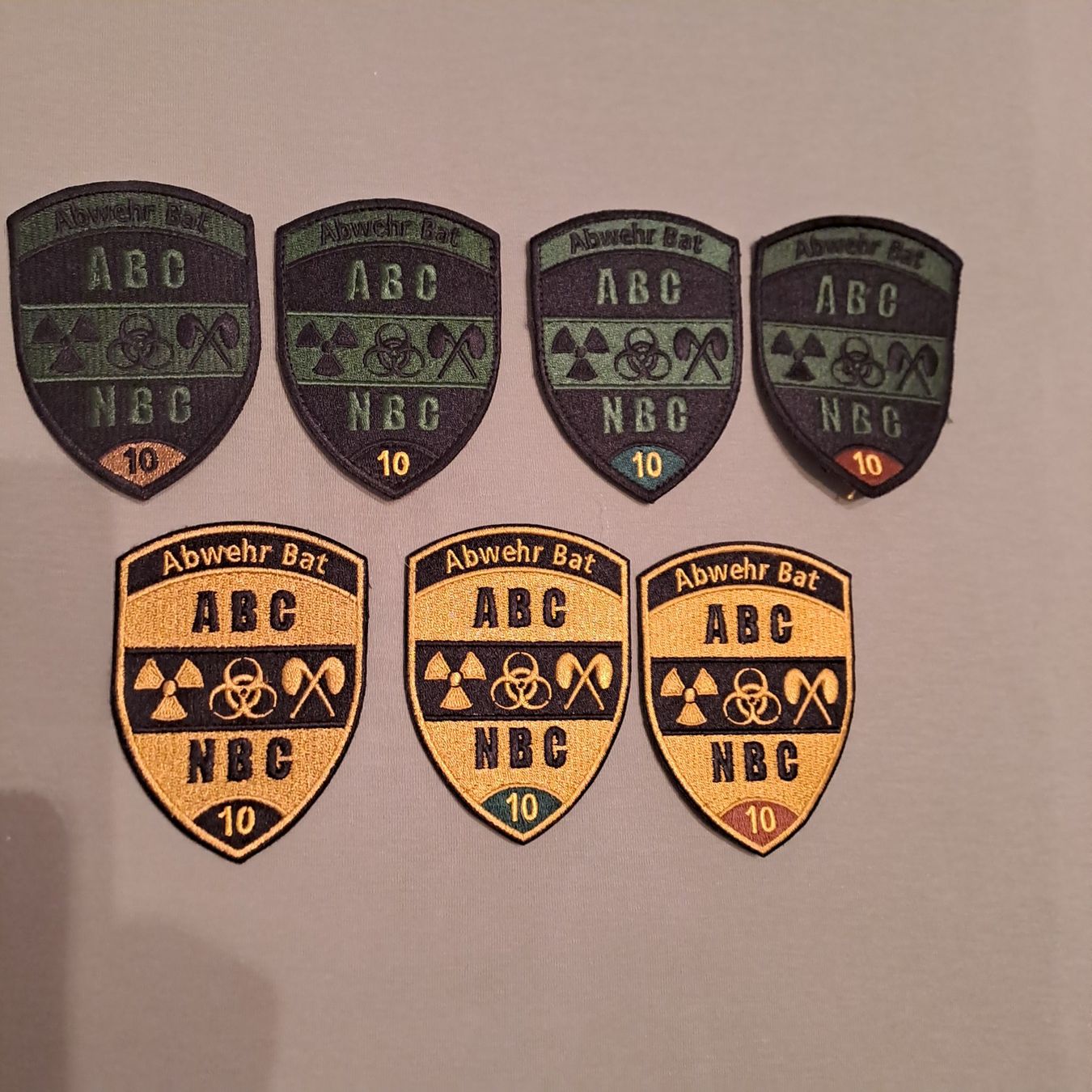 Armée suisse Plaquettes & Badges: ABC Abwehr Bat 10 – Neuf (Voir description) à Gipf-Oberfrick par Mig_29