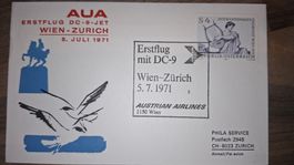Swissair Wien - Zürich 05.07.1971