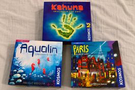 3er Set Kosmos Spiele für 2 – Kahuna + Aqualin + Paris