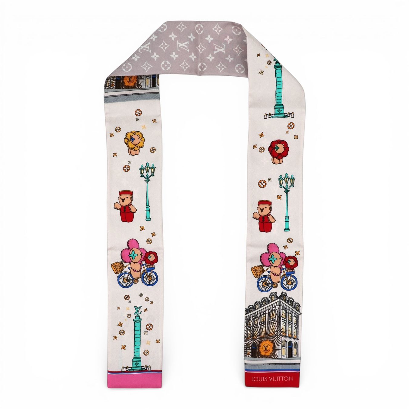 Louis Vuitton Foulards, Tücher & Schals: Louis Vuitton Bandeau "Vivienne Paris" – Gebraucht aus Binningen von Designerlabels 5
