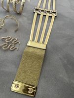 Schlangen-Schmuckset Armreifen Armspange Gürtel für Festival