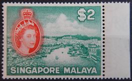 Singapore British Kat. 41 ** 1955 Kat. 60 Euro