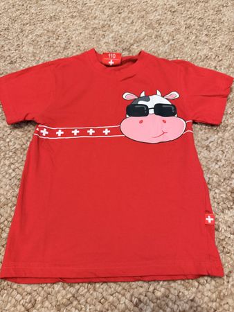 Switcher Kinder T-Shirt "Mumu Cow" rot – Gr. 110