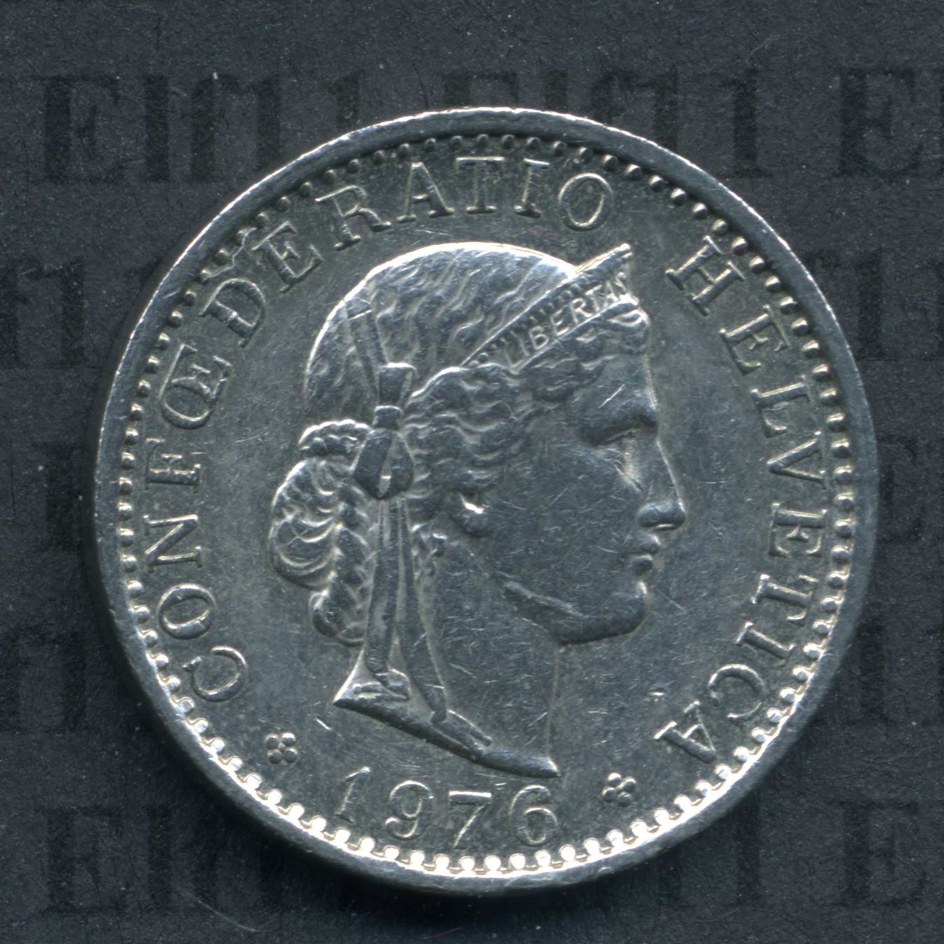 Tutti le monete: CHF___0.20 1976 vz 20 Rappen – Usato da Widnau venduto da Elf11