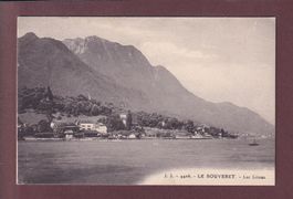 LE BOUVERET depuis le Lac - Bateau CGN - 1929