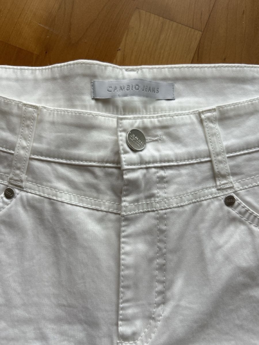 Cambio Pantaloni: CAMBIO Hose weiss Gr. 38 – Usato da Kirchdorf BE venduto da Stella130 1