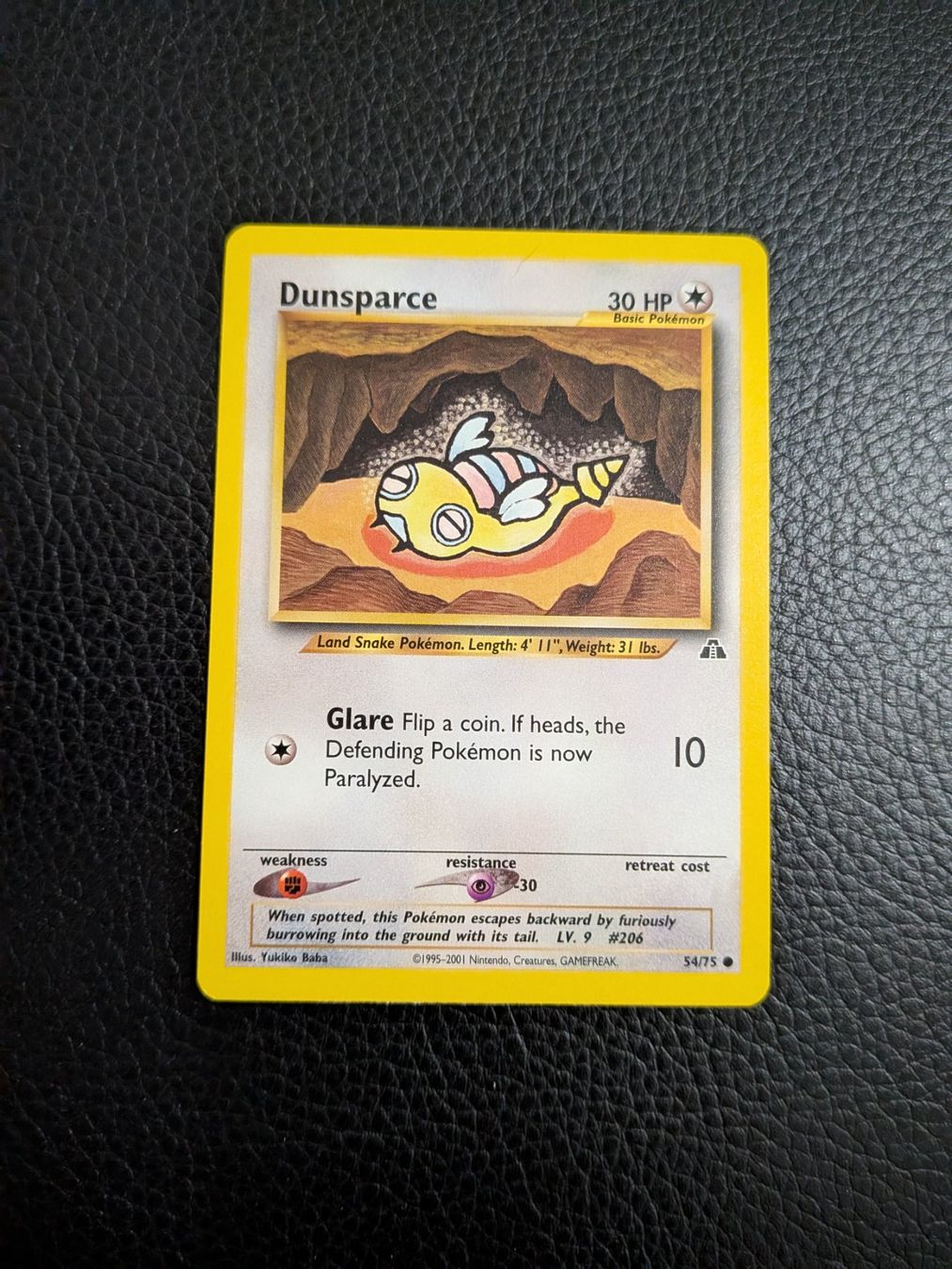 Pokémon Carte collezionabili: Neo Discovery Dunsparce 54/75 Ab 1 – Usato da Paradiso venduto da Pkmn10