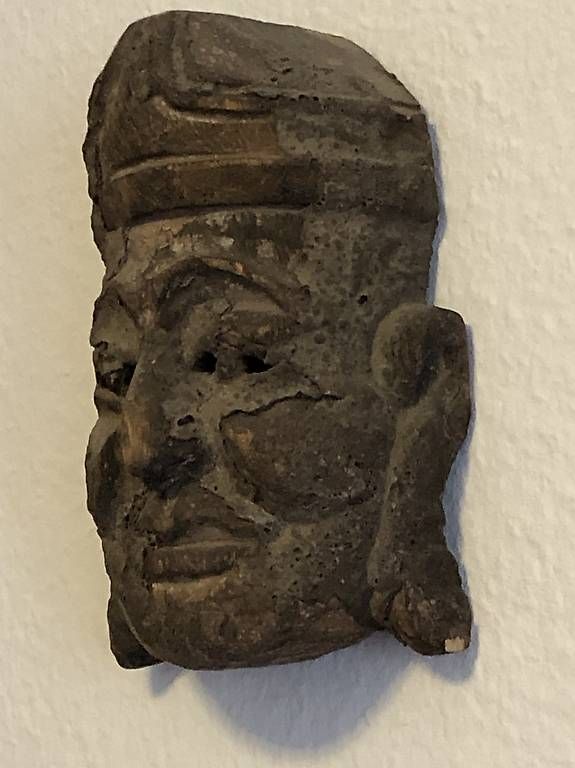 Sonstige Antiquitäten & Kunst: Antike Holzmaske aus Tibet – Gebraucht aus Basel von Familymusic 1