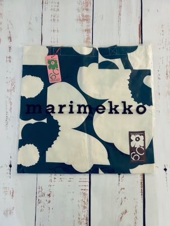 Marimekko cotton shoper bag with print