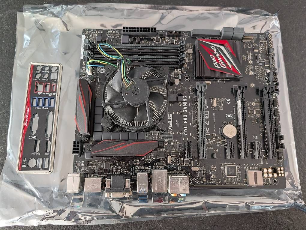 Asus Schede madri: ASUS Z170 Pro Gaming Mainboard mit Intel i5 6600 – Usato da Koppigen venduto da Ozehnder