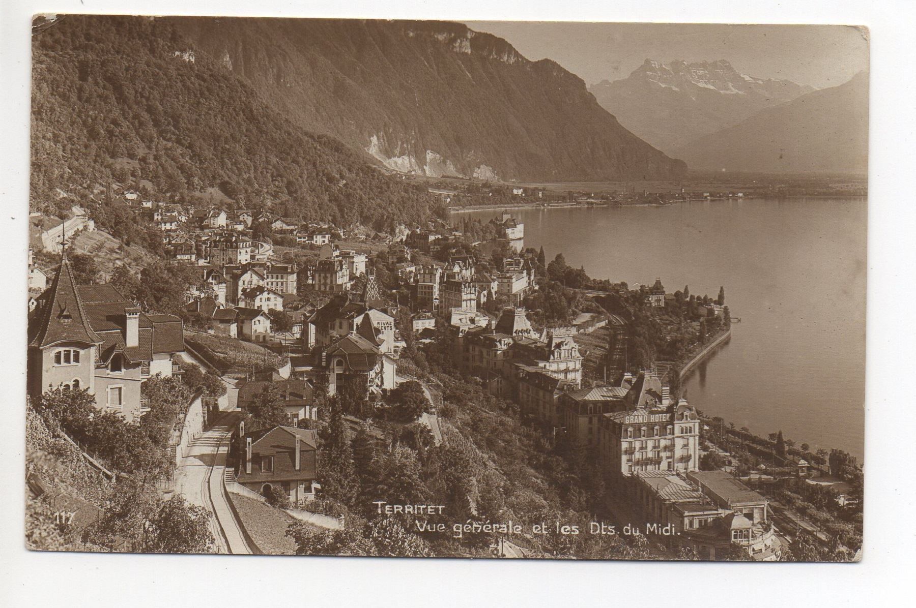 Cartes postales: TERRITET Vue générale – D'occasion à Jona par philajona