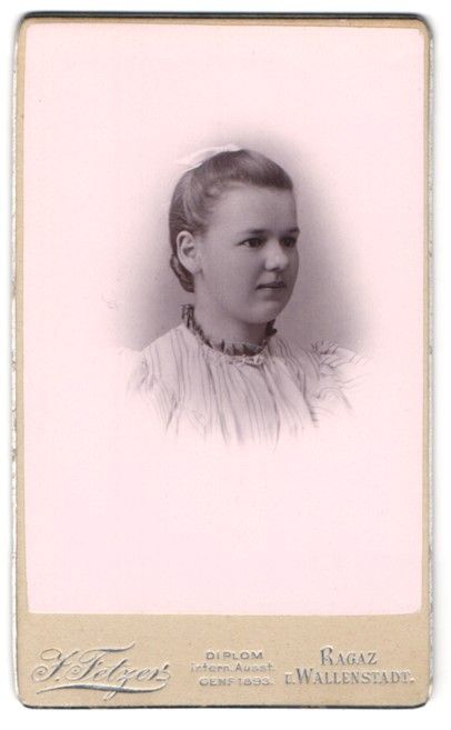 Fotografie & Manifesti: Fotografie H. Fetzer, Ragaz, Portrait ei – Usato da Berlin venduto da bartko-reher