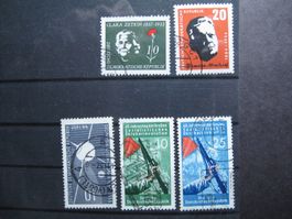 DDR 1957 Clara Zetkin / Abendroth gest.