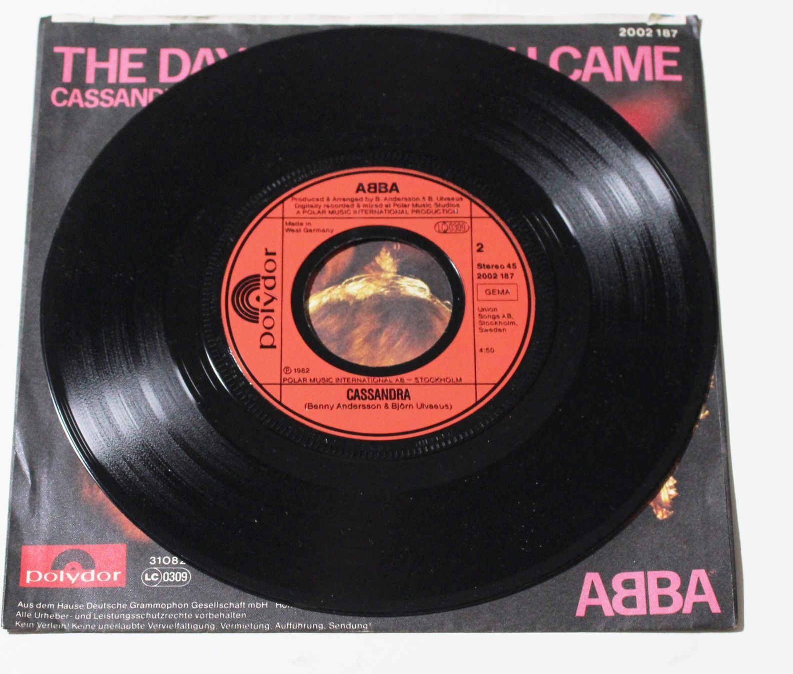 Dischi in vinile: 7" ABBA - THE DAY BEFORE YOU CAME 1982 – Usato da Brüttisellen venduto da Collector-Corner 3