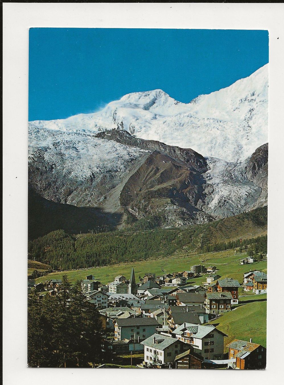 Cartoline postali: AK 1969 Saas-Fee Wallis Alphubel – Usato da Greifensee venduto da 315WDO
