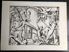 Kunstdruck von Victor Hugo Bächer 1989