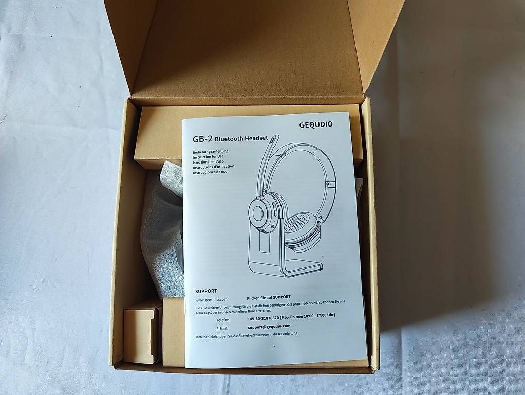 Casques audio: Bluetooth Headset, Passives Noise Cancelling, Multipoint – Neuf avec emballage d'origine à St.Gallen par becks0815 4