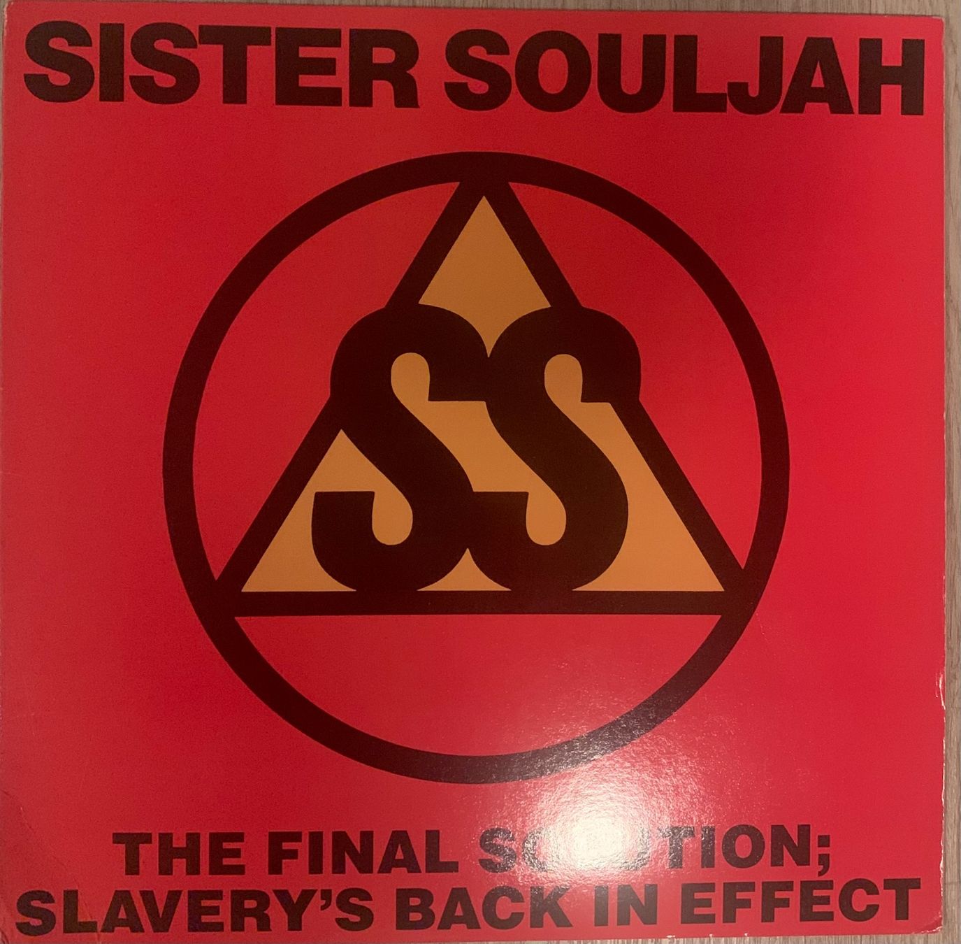 Dischi in vinile: SISTER SOULJAH - The Final Solution Maxi Lp 1991 – Usato da Mühlethal venduto da superfast78