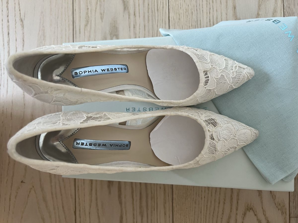 Scarpe da donna: Sophia Webster Cristal wedding shoes – Usato da Dully venduto da rev_l7jp 3