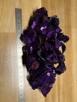 alte riesen Brosche mit Pailletten