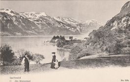 Iseltwald -Karte ungelaufen