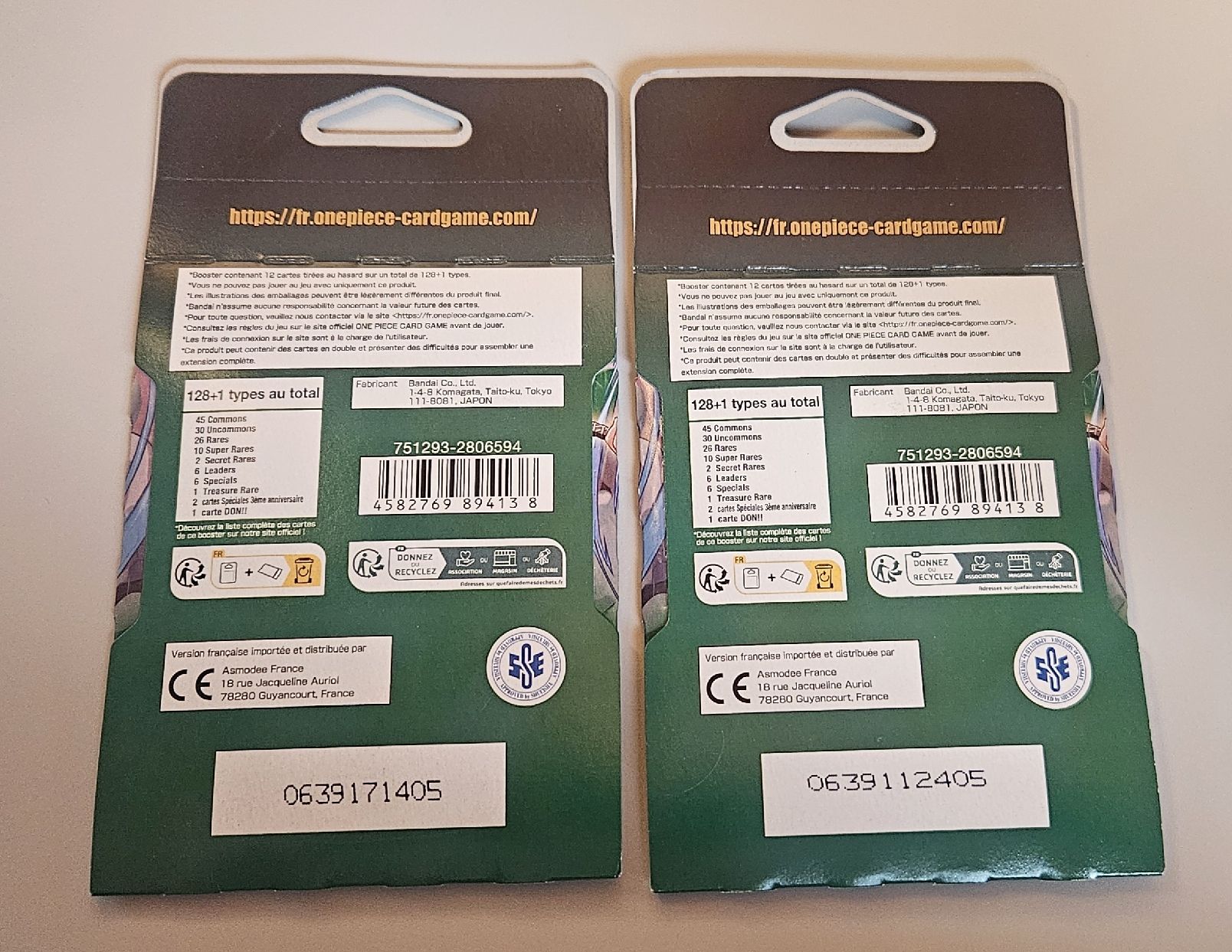 Bandai Sammelbilder & Trading cards: One Piece Booster x2, OP12 francais – Neu und originalverpackt aus Belp von Ginus85 1