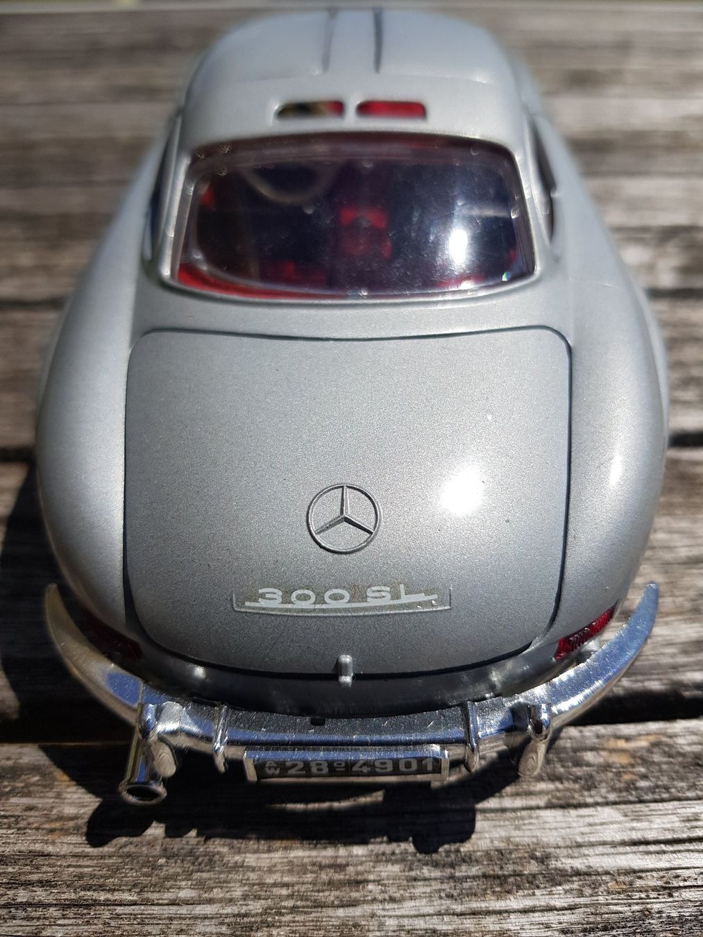 Mercedes-Benz Modellini d'auto: Mercedes 300 SL 1954 Modellauto grau – Usato da Jona venduto da dampfnuggi 3