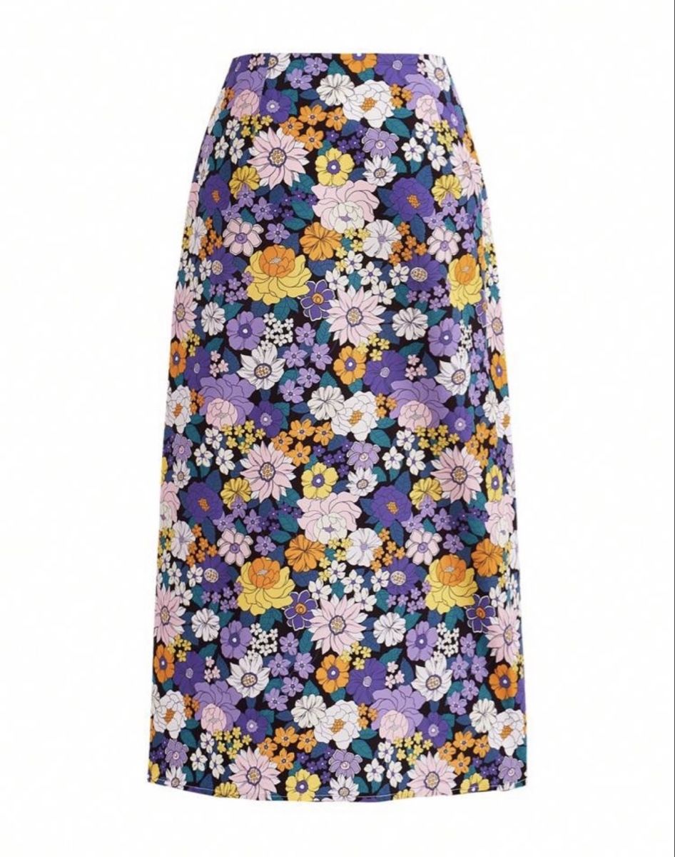 Shein Gonne: Jupe fleurs M 💐 – Nuovo (secondo la descrizione) da Bramois venduto da cyr_sb8d 1