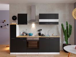 822 Küchenzeile Singleküche 240cm W/S - Küche Einbauküche