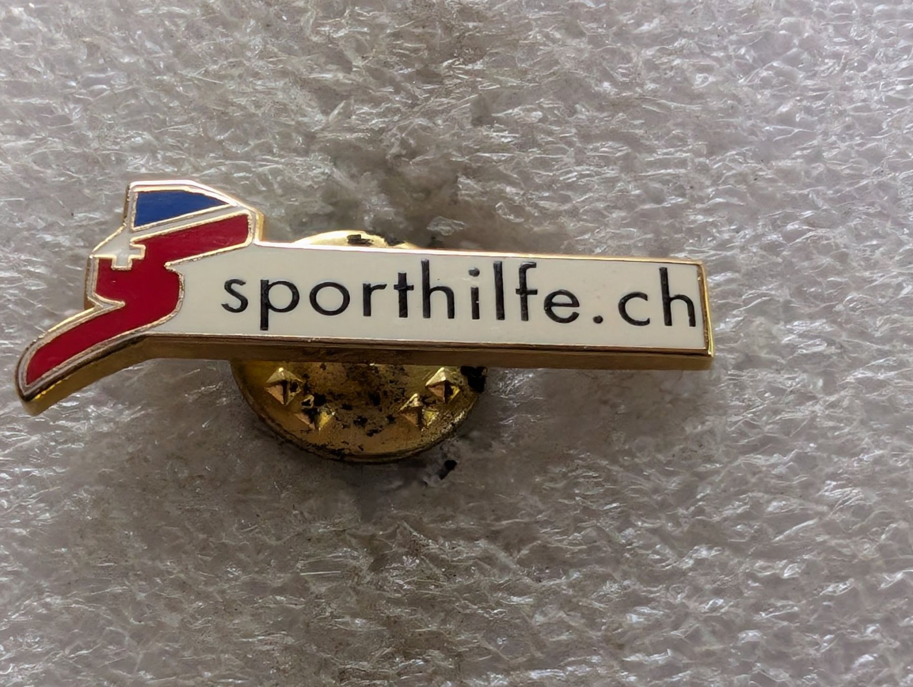 Placchette & Badge: Ansteckpin 221: Sporthilfe.ch – Usato da Oppligen venduto da Pin-Fall-Shop