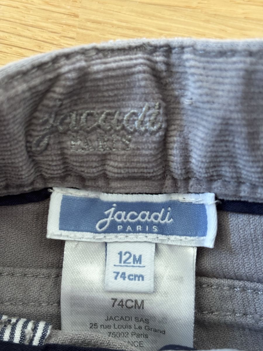 Jacadi Pantaloni: Jacadi Hose grau 74 wie neu – Usato da Fribourg venduto da dafral 2