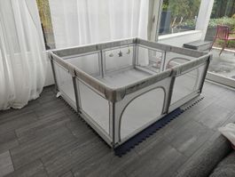 XXL Angelbliss Baby Playpen Grey Used Condition