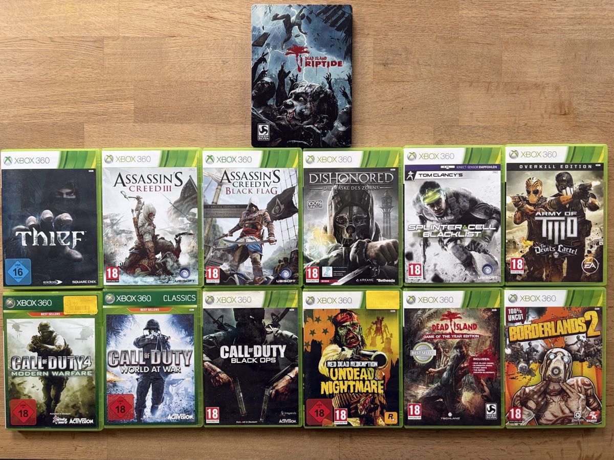 Spiele: Xbox 360 Spiele Sammlung: 13 Spiele – Gebraucht aus Märstetten von fury_psg