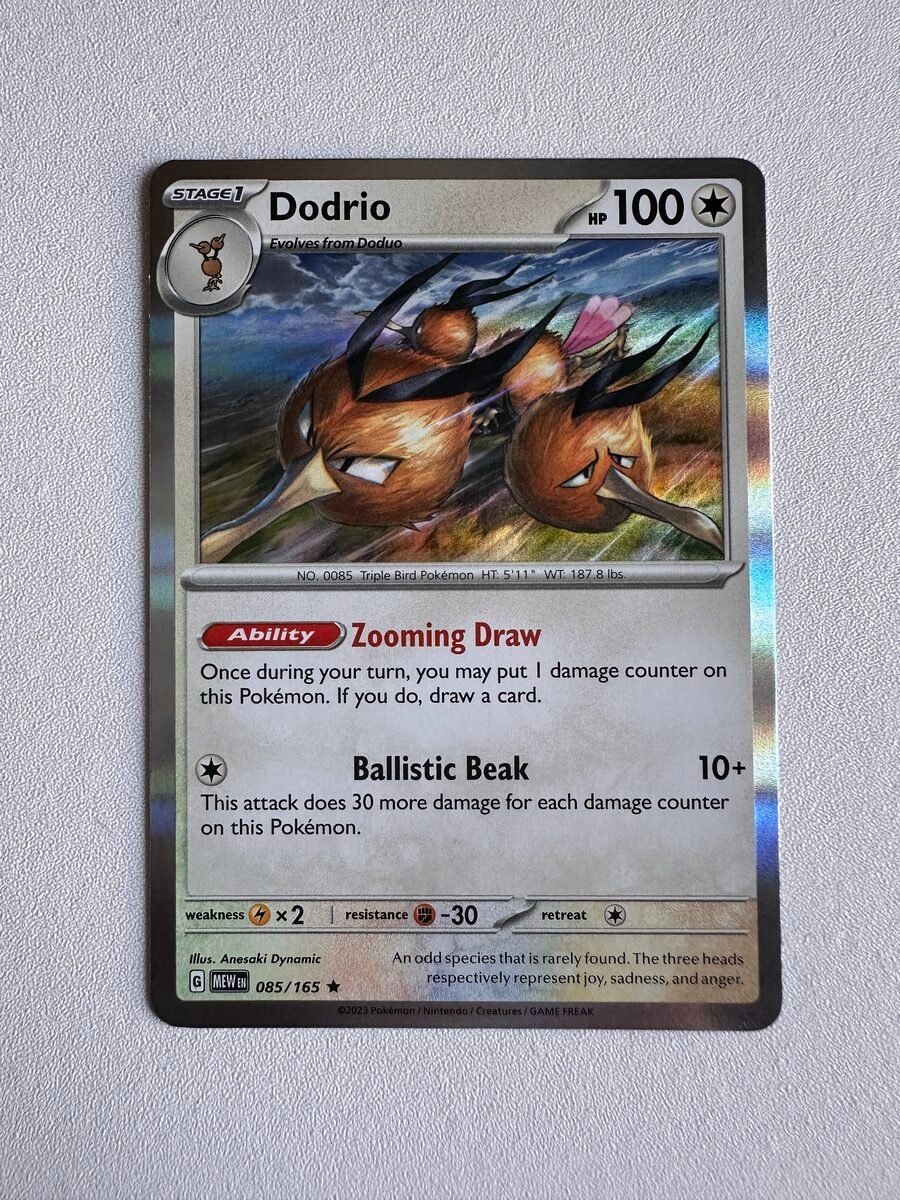 Pokémon Carte collezionabili: Dodrio MEW EN 085/165 HOLO – Nuovo (secondo la descrizione) da Zürich venduto da 05t_bwx2