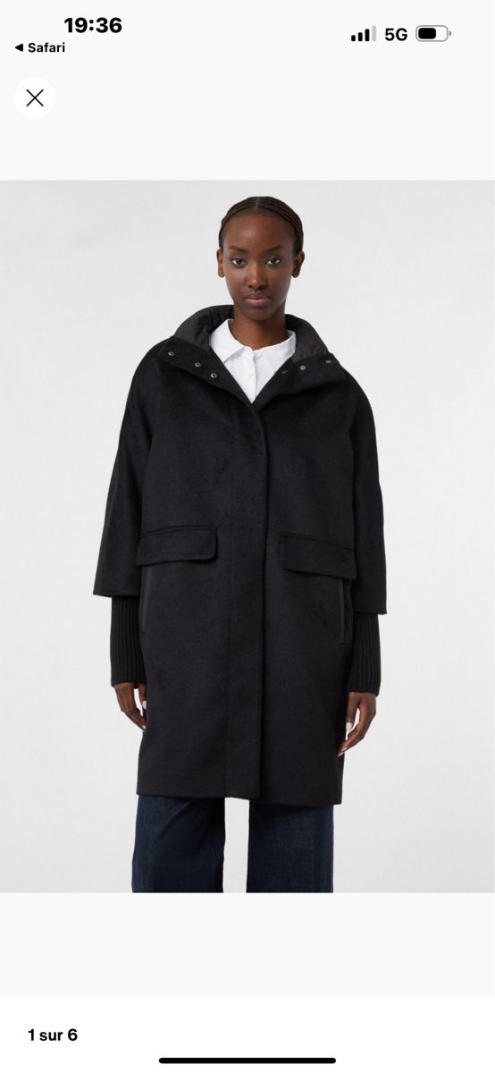 Comma Cappotti: Comma manteau noir taille 42 – Usato da Brügg BE venduto da rah_mqh8